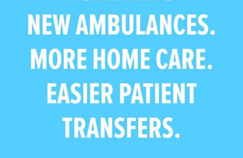 More Beds. New Ambulances. More Home Care. Easier Patient Transfers.